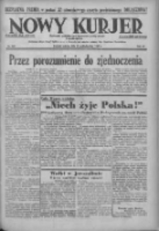 Nowy Kurjer: dziennik poświęcony sprawom politycznym i społecznym 1938.10.22 R.49 Nr243