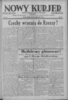 Nowy Kurjer: dziennik poświęcony sprawom politycznym i społecznym 1938.10.25 R.49 Nr245