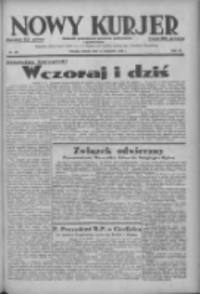 Nowy Kurjer: dziennik poświęcony sprawom politycznym i społecznym 1938.11.15 R.49 Nr261