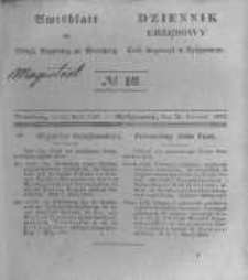 Amtsblatt der K&ouml;niglichen Preussischen Regierung zu Bromberg. 1843.04.21 No.16