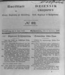 Amtsblatt der K&ouml;niglichen Preussischen Regierung zu Bromberg. 1843.06.02 No.22