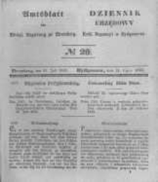 Amtsblatt der K&ouml;niglichen Preussischen Regierung zu Bromberg. 1843.07.21 No.29