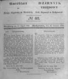 Amtsblatt der Königlichen Preussischen Regierung zu Bromberg. 1843.08.18 No.33