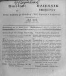 Amtsblatt der K&ouml;niglichen Preussischen Regierung zu Bromberg. 1843.08.25 No.34