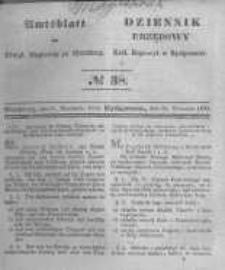 Amtsblatt der K&ouml;niglichen Preussischen Regierung zu Bromberg. 1843.09.22 No.38