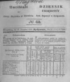 Amtsblatt der K&ouml;niglichen Preussischen Regierung zu Bromberg. 1843.11.10 No.45