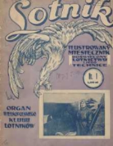 Lotnik: ilustrowany miesięcznik poświęcony lotnictwu i jego technice: organ Wielkopolskiego Klubu Lotnik&oacute;w 1930.01.15 T.10 Nr1(118)