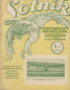 Lotnik: ilustrowany miesięcznik poświęcony lotnictwu i jego technice: organ Wielkopolskiego Klubu Lotnik&oacute;w: organ oficjalny Międzynarodowej Wystawy Komunikacji i Turystyki w Poznaniu 1930.06 T.10 Nr6(123)