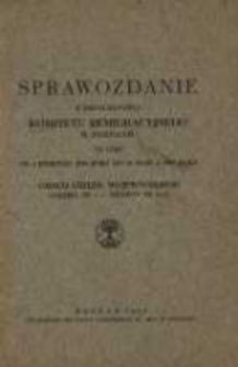 Sprawozdanie z Działalności Komitetu Reemigracyjnego w Poznaniu za czas od 1 kwietnia 1935 do 31 marca 1937 roku