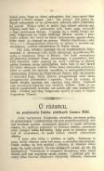 Sprawozdanie Sodalicji Dzieci Marji w Poznaniu za rok 1913