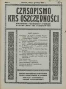 Czasopismo Kas Oszczędności: miesięcznik poświęcony sprawom Komunalnych Kas Oszczędności 1934.12.01 R.9 Nr12