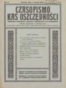Czasopismo Kas Oszczędności: miesięcznik poświęcony sprawom Komunalnych Kas Oszczędności: organ urzędowy i publikacyjny Komunalnego Związku Kredytowego i Komunalnego Banku Kredytowego w Poznaniu 1930.06.01 R.5 Nr6