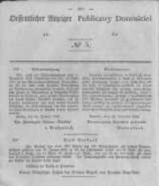 Oeffentlicher Anzeiger zum Amtsblatt No.5 der K&ouml;nigl. Preuss. Regierung zu Bromberg. 1843