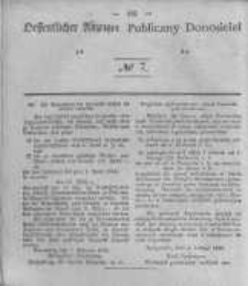Oeffentlicher Anzeiger zum Amtsblatt No.7 der K&ouml;nigl. Preuss. Regierung zu Bromberg. 1843