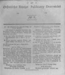 Oeffentlicher Anzeiger zum Amtsblatt No.8 der K&ouml;nigl. Preuss. Regierung zu Bromberg. 1843