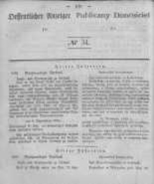 Oeffentlicher Anzeiger zum Amtsblatt No.31 der K&ouml;nigl. Preuss. Regierung zu Bromberg. 1843