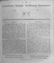 Oeffentlicher Anzeiger zum Amtsblatt No.33 der Königl. Preuss. Regierung zu Bromberg. 1843