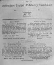 Oeffentlicher Anzeiger zum Amtsblatt No.35 der K&ouml;nigl. Preuss. Regierung zu Bromberg. 1843