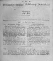 Oeffentlicher Anzeiger zum Amtsblatt No.44 der Königl. Preuss. Regierung zu Bromberg. 1843