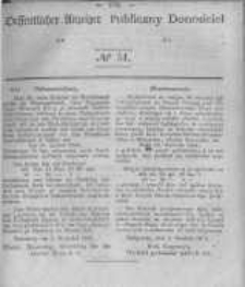 Oeffentlicher Anzeiger zum Amtsblatt No.51 der K&ouml;nigl. Preuss. Regierung zu Bromberg. 1843