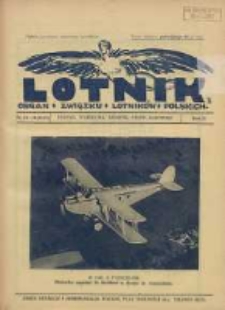 Lotnik: organ Związku Lotników Polskich 1925 R.2 Nr13/14(30/31)