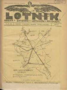 Lotnik: organ Związku Lotnik&oacute;w Polskich 1925 R.2 Nr20(37)