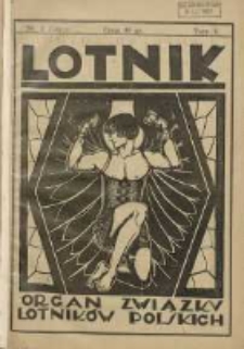 Lotnik: organ Związku Lotnik&oacute;w Polskich 1927.02.05 T.5 Nr2(74)