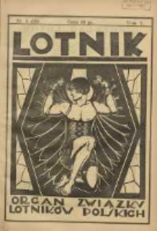Lotnik: organ Związku Lotników Polskich 1927.02.16 T.5 Nr3(75)