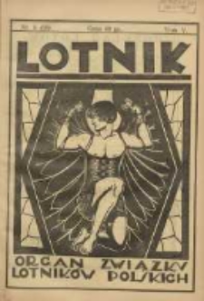 Lotnik: organ Związku Lotnik&oacute;w Polskich 1927.02.16 T.5 Nr3(75)
