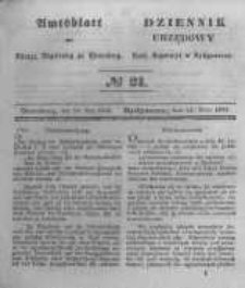 Amtsblatt der K&ouml;niglichen Preussischen Regierung zu Bromberg. 1844.05.24 No.21