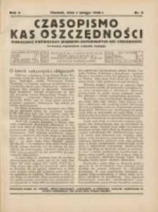 Czasopismo Kas Oszczędności: miesięcznik poświęcony sprawom Komunalnych Kas Oszczędności 1928.02.01 R.3 Nr2