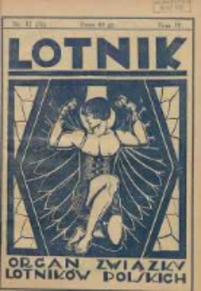 Lotnik: organ Związku Lotników Polskich 1926.12.18 T.4 Nr12(71)