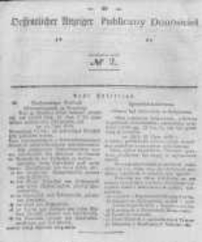 Oeffentlicher Anzeiger zum Amtsblatt No.2 der K&ouml;nigl. Preuss. Regierung zu Bromberg. 1844