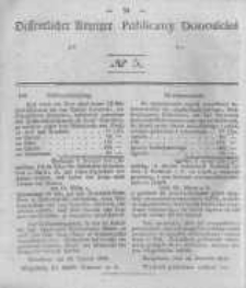 Oeffentlicher Anzeiger zum Amtsblatt No.5 der K&ouml;nigl. Preuss. Regierung zu Bromberg. 1844