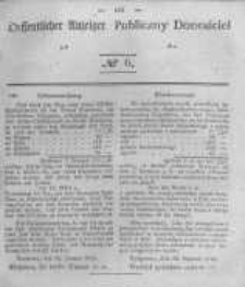 Oeffentlicher Anzeiger zum Amtsblatt No.6 der K&ouml;nigl. Preuss. Regierung zu Bromberg. 1844