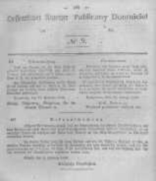 Oeffentlicher Anzeiger zum Amtsblatt No.9 der K&ouml;nigl. Preuss. Regierung zu Bromberg. 1844