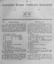 Oeffentlicher Anzeiger zum Amtsblatt No.11 der K&ouml;nigl. Preuss. Regierung zu Bromberg. 1844