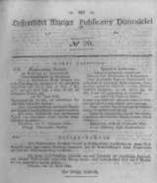 Oeffentlicher Anzeiger zum Amtsblatt No.20 der K&ouml;nigl. Preuss. Regierung zu Bromberg. 1844