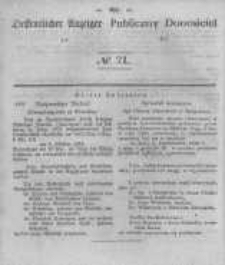 Oeffentlicher Anzeiger zum Amtsblatt No.21 der Königl. Preuss. Regierung zu Bromberg. 1844