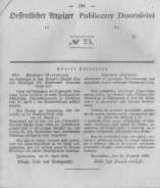 Oeffentlicher Anzeiger zum Amtsblatt No.23 der K&ouml;nigl. Preuss. Regierung zu Bromberg. 1844