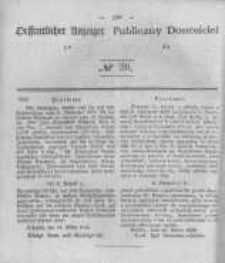 Oeffentlicher Anzeiger zum Amtsblatt No.26 der K&ouml;nigl. Preuss. Regierung zu Bromberg. 1844