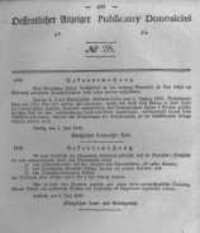 Oeffentlicher Anzeiger zum Amtsblatt No.28 der K&ouml;nigl. Preuss. Regierung zu Bromberg. 1844
