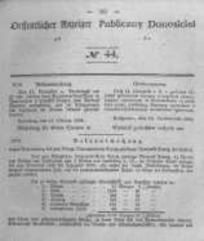 Oeffentlicher Anzeiger zum Amtsblatt No.44 der K&ouml;nigl. Preuss. Regierung zu Bromberg. 1844