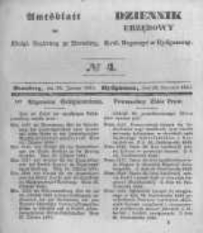 Amtsblatt der K&ouml;niglichen Preussischen Regierung zu Bromberg. 1845.01.24 No.4