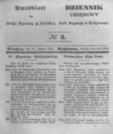 Amtsblatt der K&ouml;niglichen Preussischen Regierung zu Bromberg. 1845.01.31 No.5