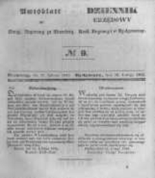 Amtsblatt der K&ouml;niglichen Preussischen Regierung zu Bromberg. 1845.02.28 No.9