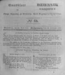 Amtsblatt der K&ouml;niglichen Preussischen Regierung zu Bromberg. 1845.04.11 No.15