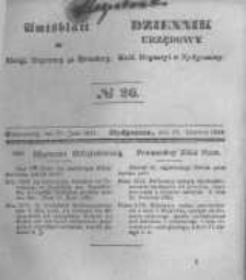 Amtsblatt der K&ouml;niglichen Preussischen Regierung zu Bromberg. 1845.06.27 No.26