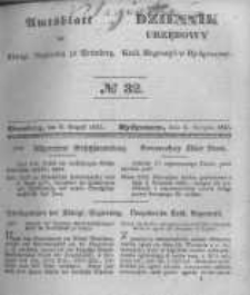 Amtsblatt der K&ouml;niglichen Preussischen Regierung zu Bromberg. 1845.08.08 No.32