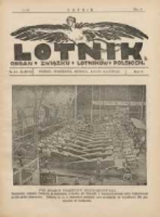 Lotnik: organ Związku Lotnik&oacute;w Polskich 1925 R.2 Nr10/12(28/29)